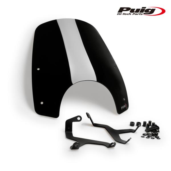 Puig 20819N NEW GENERATION SPORT [BLACK] HONDA CMX1100 REBEL (21-26) CMX 1100 REBEL DCT (21-26) プーチ スクリーン カウル