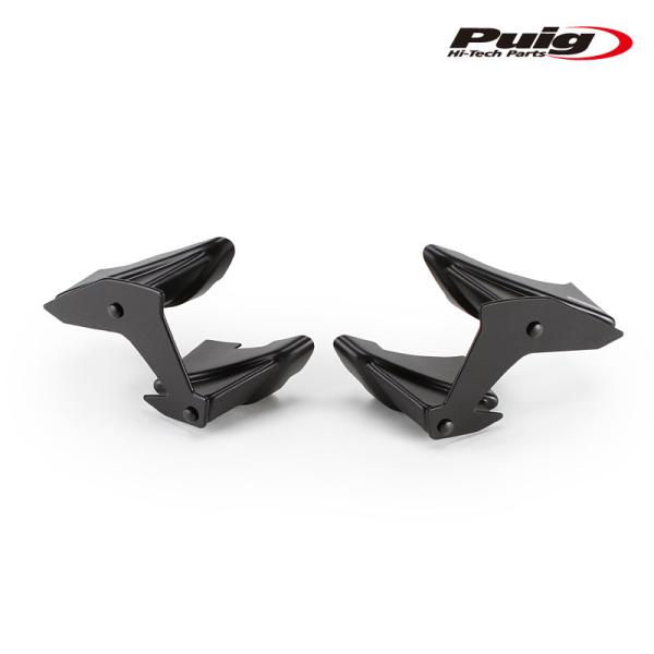 Puig（プーチ） Puig 20832N SIDE SPOILER WINGLET [BLACK] Kawasaki Z