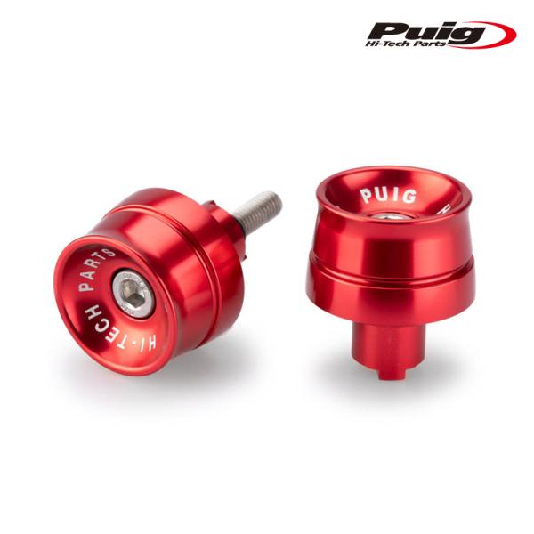 Puig 21002R BAR ENDS SPEED MODEL[M6] [RED] KAWASAKI NINJA650 (20-26) NINJA 7 HYBRID (24-26) Z650 (20-26) プーチ バ−エンド スピード