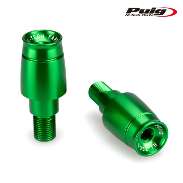Puig 21023V BAR ENDS SPORT MODEL [GREEN] YAMAHA FZ1 FAZER (06-15) FZ6 (04-08) FZS1000 FAZER (01-05) ハンドルバーエンド プーチ