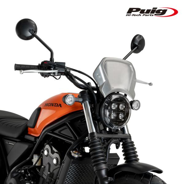 Puig 売れ筋 21636P ALUMINIUM FRONTAL PLATE[SILVER] HONDA CL 500