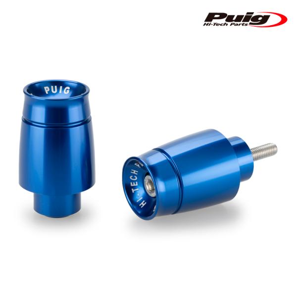 壷（青） Puig（プーチ） Puig 22127A BAR ENDS SPORT MODEL [BLUE] HONDA XL750