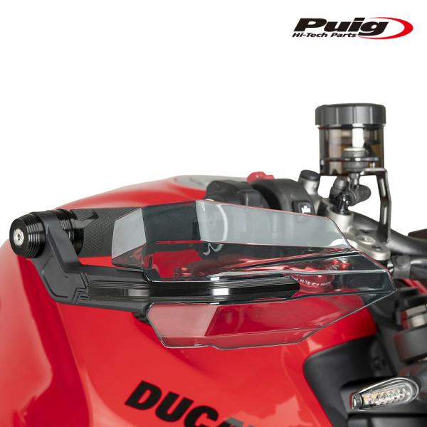 Puig 23130N HAND GUARDS BIG AVANT [BLACK/SMOKE] 汎用 プーチ ハンドガード  M6