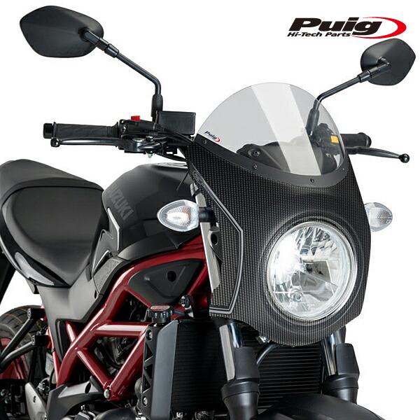Puig（プーチ） Puig 3170H RETRO SEMI FAIRING [CARBON LOOK/ SMOKE