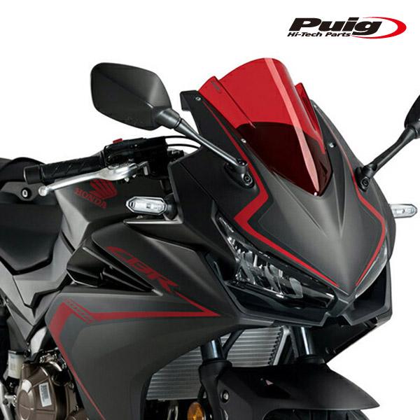 Puig 3613R RACING-SCREEN [RED] HONDA CBR500R/CBR400R (19-23 