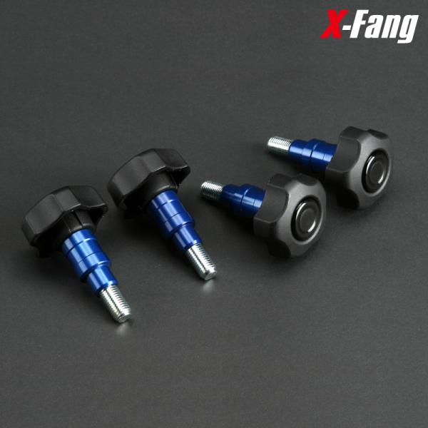X-Fang 3B401BL 3rd Seat Detachable BOLT KIT BL サードシートデタッチャブルボルト ブルー DELICA D:5 前期 中期 後期