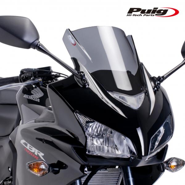 他サイト： Puig 6479F RACING-SCREEN  [DARK SMOKE]  HONDA CBR500R/CBR400R(13-15) プーチ スクリーン カウルの商品画像