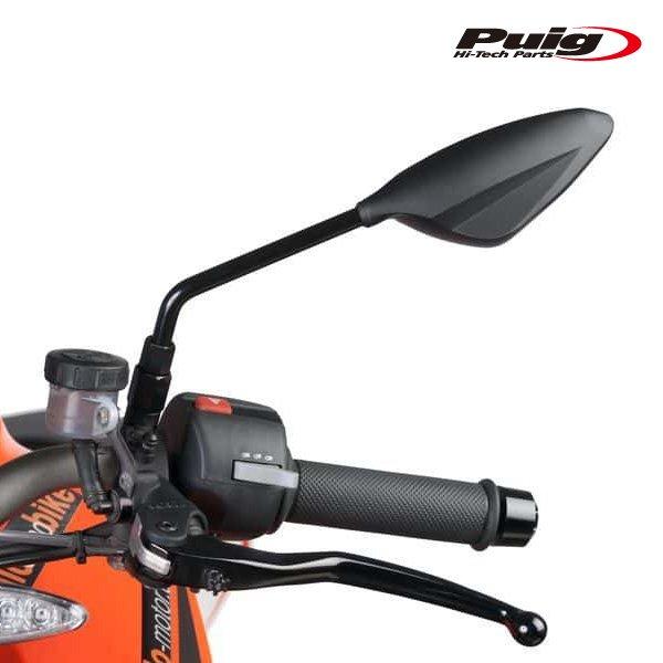 プーチ　puig リアビューミラー RS2 左右セット Puig（プーチ） Puig 7354C RS2 MIRROR RIHGT 70° 22-57mm 汎用