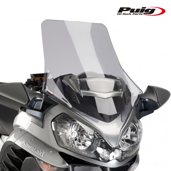 フロントスクリーン Puig（プーチ） Puig 7628H SCREEN TOURING [SMOKE] Kawasaki GTR1400