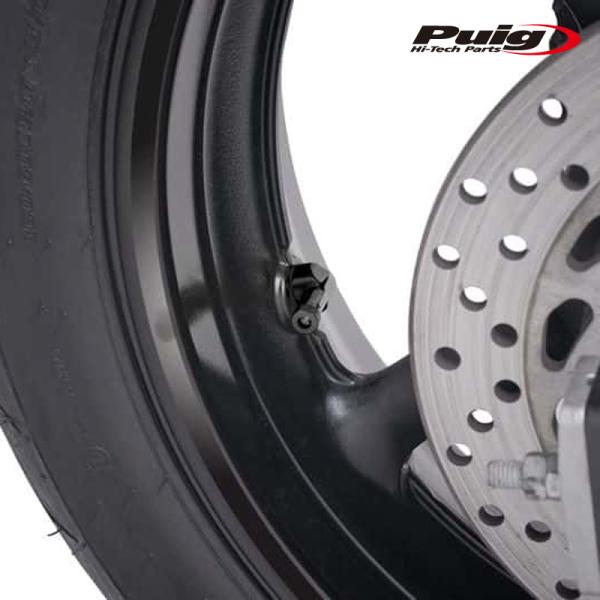 フレームセット9点 Puig（プーチ） Puig 8100N RACE VALVES [BLACK] 2個1SET Φ8.3 汎用