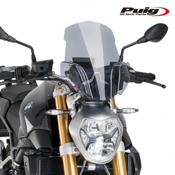 ハーレー カウル Puig（プーチ） Puig 8168H NEW GGENERATION SPORT [SMOKE] ステー付き