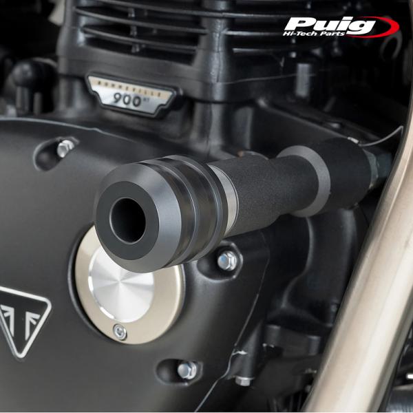 Puig 8588N FRAME SLIDERS [Vintage 2.0] TRIUMPH BONNEVILLE BOBBE(17-26) THRUXTON 1200RS(20-25) プーチ フレームスライダー