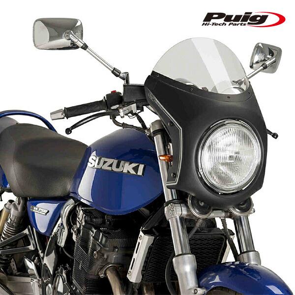Puig（プーチ） Puig 9553H RETRO SEMI FAIRING[SMOKE] 汎用スクリーン 