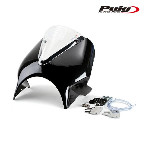 Puig Retrovision 9560H Windschutzscheibe Für Yamaha XSR700 (16'-19') – Besserer Windschutz & Retro-Look, Inkl. Aufkleber-Set