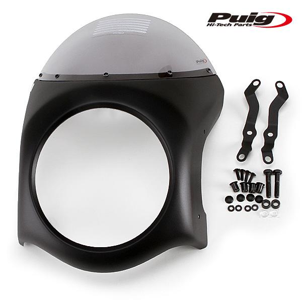 Puig 9595H RETRO SEMI FAIRING [SMOKE] Kawasaki Z900RS (18-25