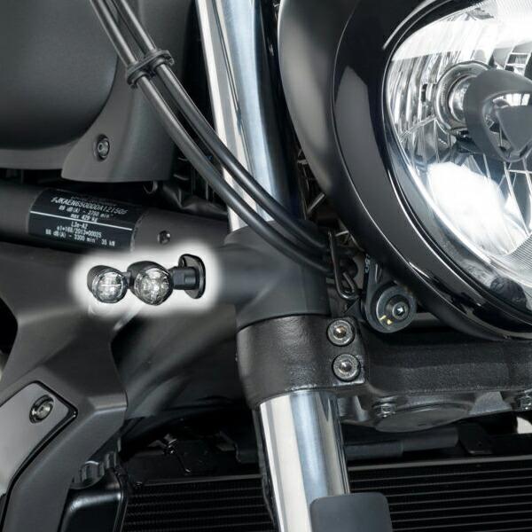 Puig（プーチ） Puig 9676N TURNLIGHT FRONT FORK SUPPORTS SET VULCAN