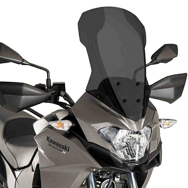 Puig 9710F SCREEN TOURING [DARK SMOKE] Kawasaki VERSYS-X300 (17-20