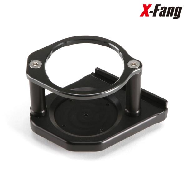 X-Fang DH401GM Billet Drink Holder LimitedColor  BLACK GUNMETAL ビレットドリンクホルダー ガンメタル ブラック DELICA D:5 前期