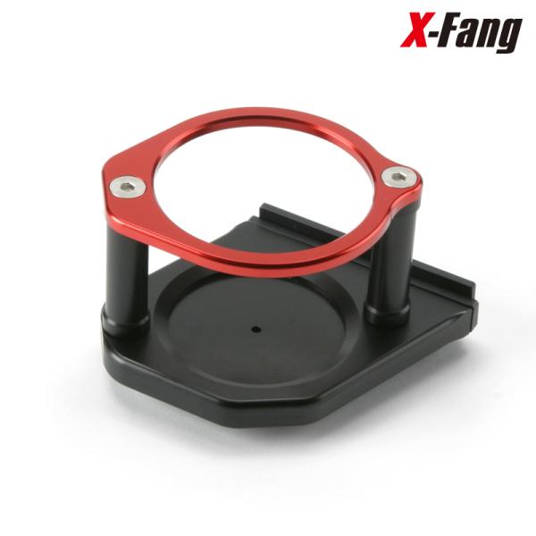 X-Fang DH401RD Billet Drink Holder RED ビレットドリンクホルダー レッド DELICA D:5 前期