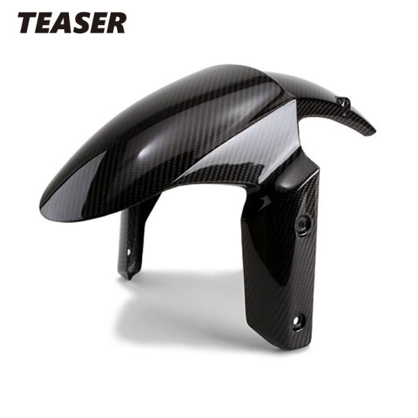 TEASER FFK03G FRONT FENDER [DRY CARBON HG] KAWASAKI Z1000 (14-) Z800 (ALL) ZX-10R(11-15) ティーザー カーボン フロント フェンダー