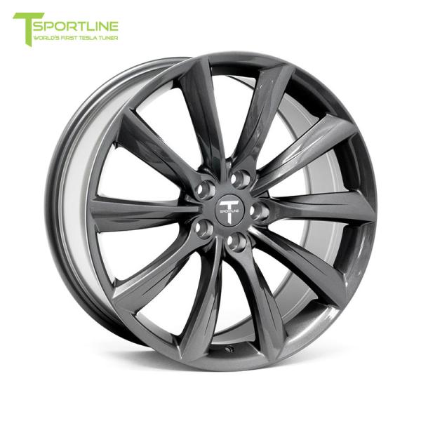 人気アイテム[20％OFF]ST208585114SY T Sportline Tesla Model 3 テスラ モデル ３ ホイール 20 TST Flow Forged Tesla Weel(Set of 4) 【Space Gray】