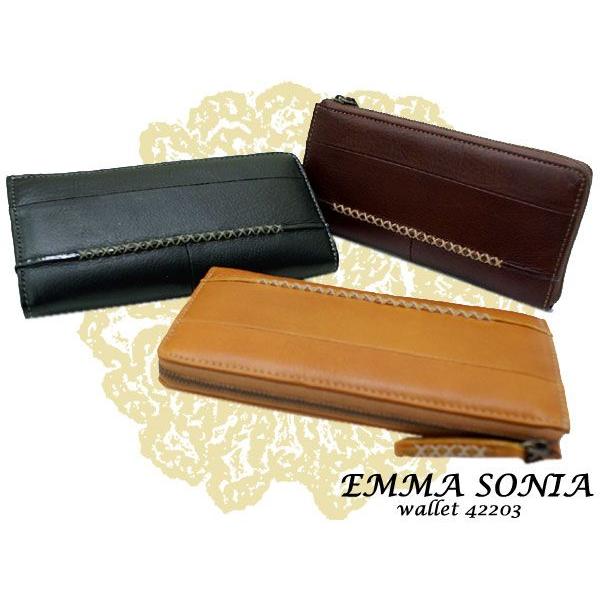 フランス製／EMMA SONIA。革財布。【新品未使用品箱無し現状渡し】。