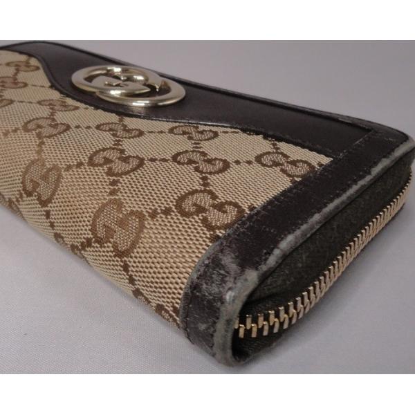 GUCCI（グッチ） 長財布 ラウンドジップ長財布 GG柄キャンバス