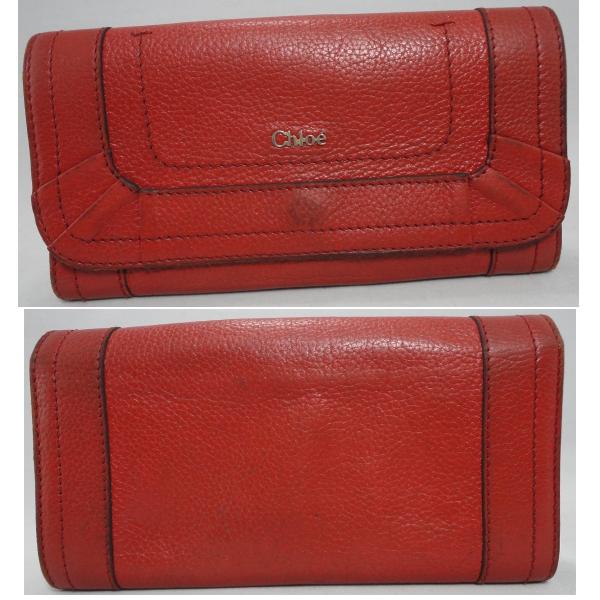 (中古)Chloeクロエの長財布 Chloe（クロエ） 長財布 レディース CHLOE ICONIC ZIP LONG ピンク