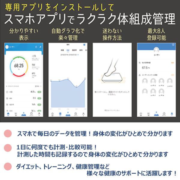 スマホ連動 体組成計 バインド Hac2818 体重計 体重 Bmi 体脂肪率 体脂肪計 内臓脂肪 デジタル スマホ Bluetooth コンパクト アプリ 健康管理 Hac2305 Randm 通販 Yahoo ショッピング