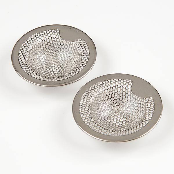 洗面台パンチングゴミ受け2個組素材　18-8ステンレスサイズ外径  52mm内径　33mm高さ　15mm