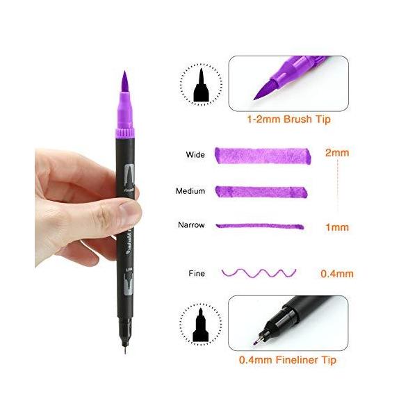 Kesote カラーペン 筆ペン 水性ペン 100色 コピック ペン 極細 毛筆両用 イラストペン 水彩ペン 水彩毛筆 Buyee 日本代购平台 产品购物网站大全 Buyee一站式代购 Bot Online