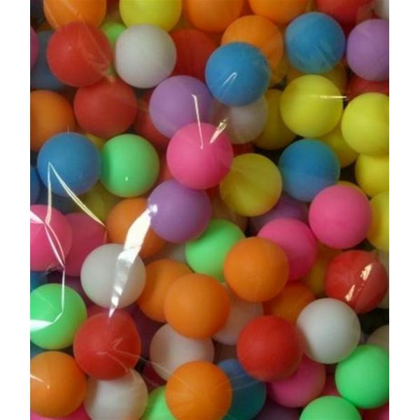 イベント用 卓球 ボール ピンポン 玉 ４０mm シームレス 球 ロゴ無し ＰＰ材 / 収納ふくろ付　６色カラフル球：１５０個セット  ※会社のイベント、幼稚園、学校、児童館等のレクレーション活動、工作、作品作りに最適です。 ※番号を付けて...