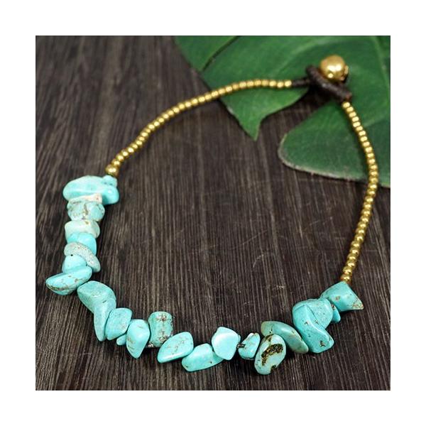 ターコイズ アンクレット 手作りの人気商品 通販 価格比較 価格 Com