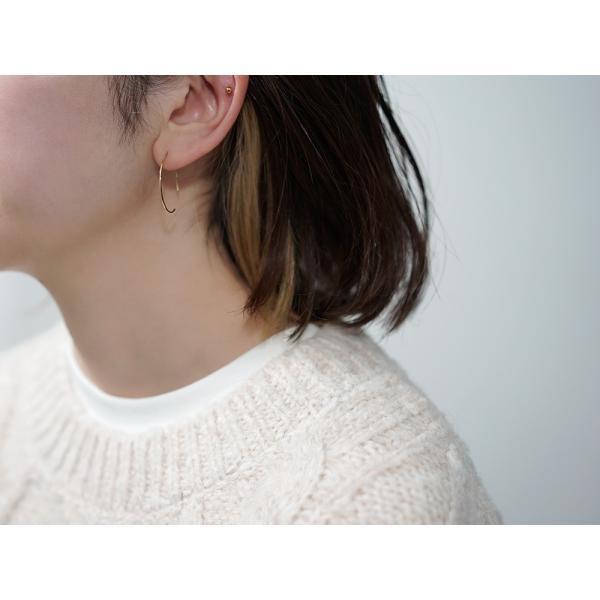 18k フープピアス レディース ピアス フープ リング 揺れるピアス ゆれるピアス 大きい シンプル 18金 K18 プレゼント 送料無料 Gl142 A Buyee 日本代购平台 产品购物网站大全 Buyee一站式代购 Bot Online