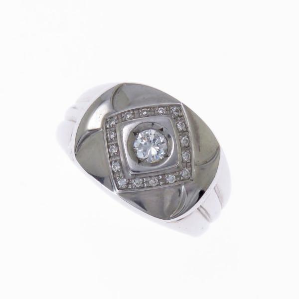 Pt900 メンズ指輪 ダイヤモンドリング 印台 メンズリング プラチナ :rapinesu-1786pt:ジュエリーラピネス - 通販