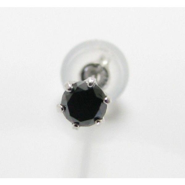 在庫のみの特別価格 メンズ ピアス シンプル 片耳 ブラック