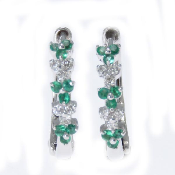 Gh sAX K18WG Pt900 ܂ꎮ _CsAX 0.1ct t[v ol Gh0.12