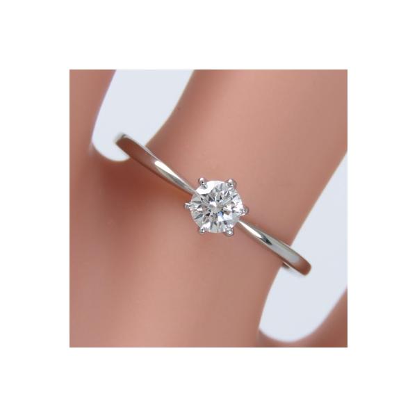 リング ダイヤモンド 0.2ct SIクラス プラチナ900 婚約指輪 ティファニーセッティング ティファニー留め エンゲージリング 人気