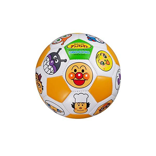 オレンジ/-/4971404320321・アンパンマンの本格的なサッカーボールです。・空気式なので、外でも楽しく遊ぶことができます。