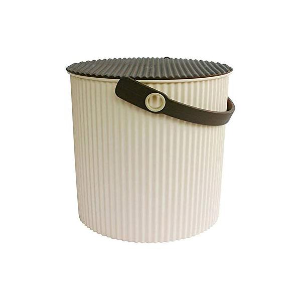 八幡化成 フタ付きバケツ オムニウッティ アイボリー L 10L sceltevie omnioutil スカンジナビアン 228301 日本製