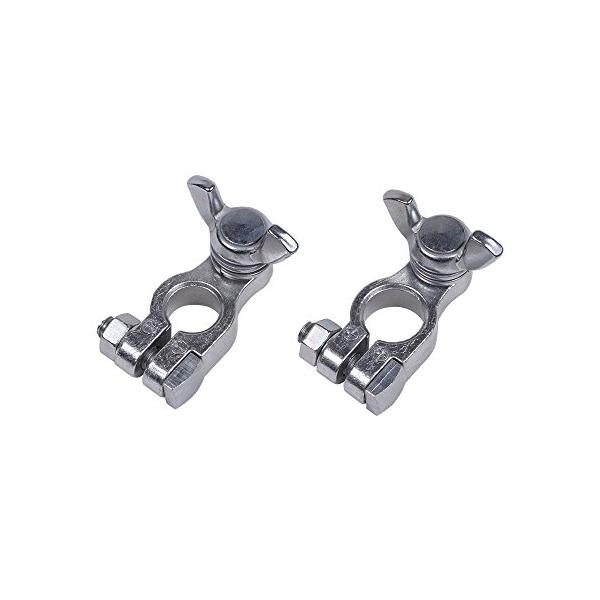 バッテリーターミナル(B)蝶ボルト/錆び防止仕上げバッテリーターミナル(蝶ボルト)/適合バッテリーサイズB/B/蝶ネジタイプ/8853・Size:B/蝶ネジタイプ・パッケージ個数:1・JIS規格(D5301)に基づく設計でバッテリー端子にフ...