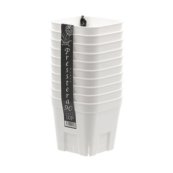 10個組ホワイト/90型/-・Color:ホワイトSize:90型Style:10個組・パッケージ個数:1・材質：再生プラスチック・色：ホワイト