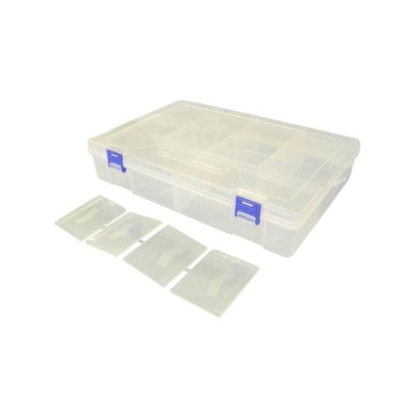 他サイト： リングスター スーパークラブパーツ クリア L300×W200×H62mm 10仕切 RP-300の商品画像