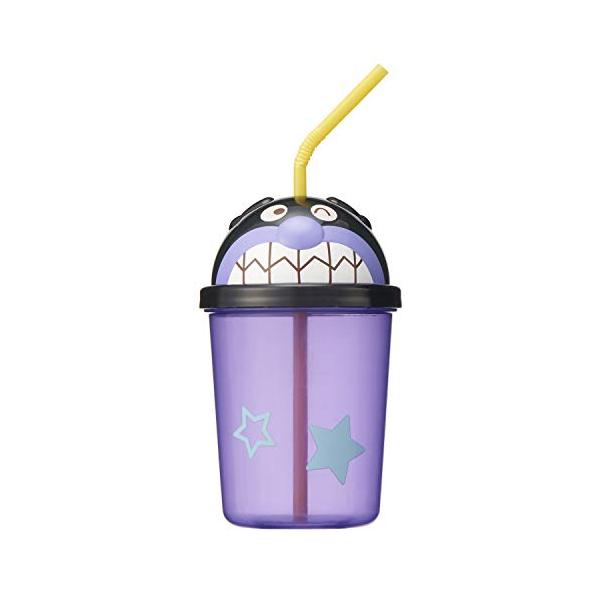 他サイト： アンパンマン ダイカット ストローカップ 300ml (ばいきんまん)の商品画像