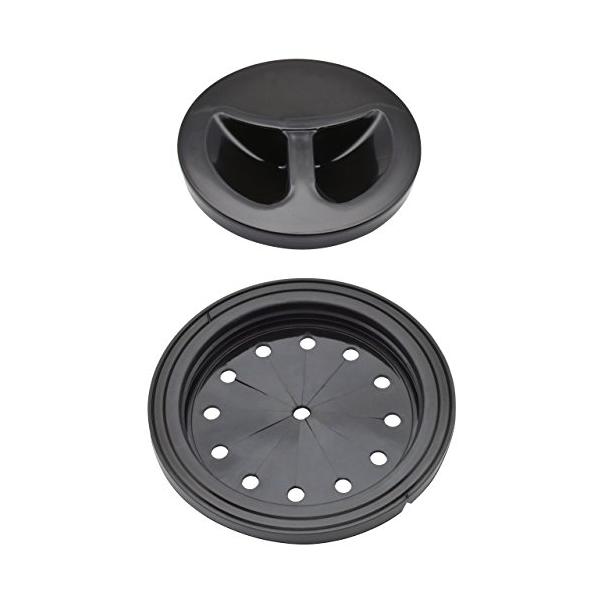 ブラック/-/GA-PB005・PatternName:セット・パッケージ個数:1・排水口のフタ直径:150ミリ×厚み:18.5ミリ、止水フタ直径:117.5ミリ×厚み20ミリ・素材・材質:エチレンプロピレンゴム、ポリプロピレン・生産国:台...