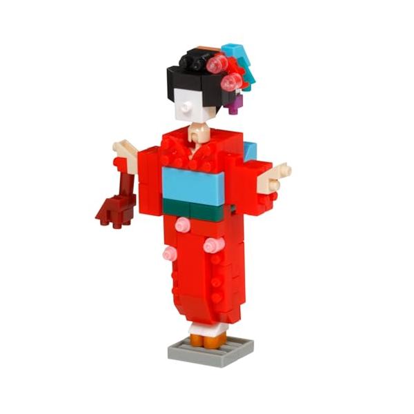 他サイト： カワダ(Kawada)ナノブロック 和服女子 NBC_358R 1.3×10.5×18ｃｍ 12才以上 インテリア ホビー NBC_358Rの商品画像