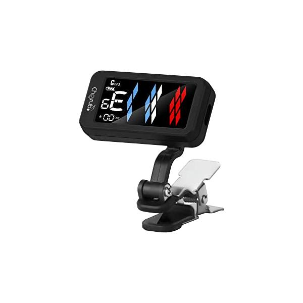 他サイト： 国内正規品チェルブ Cherub 著名ミュージシャンも使用 USB Type-C充電式クリップチューナー 見やすいディスプレイ ウクレレやベースの商品画像