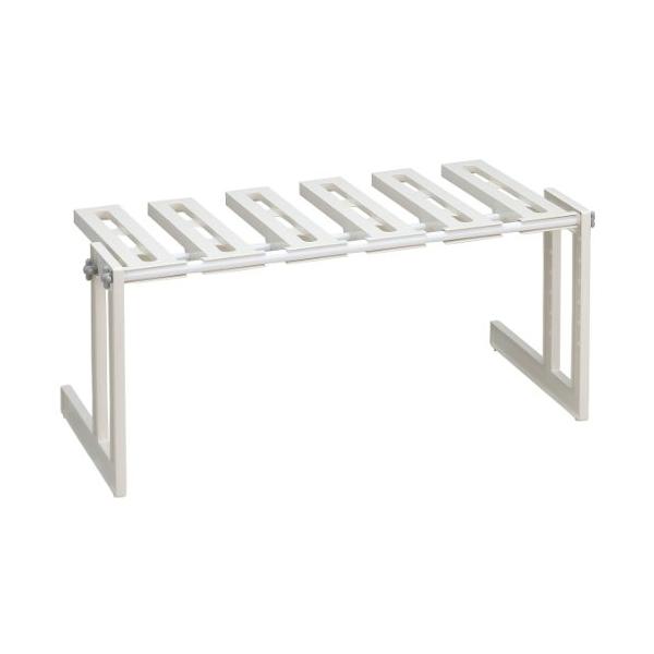 洗面台下収納ラック ベーシックタイプホワイト/1段(簡単設置タイプ)/MTS-EX・Color:ホワイトSize:1段(簡単設置タイプ)Style:洗面台下収納ラック ベーシックタイプ・パッケージ個数:1・製品サイズ / 幅50〜75×奥行...