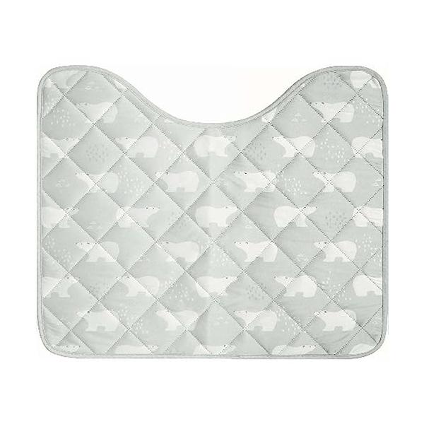 トイレマットしろくま グレー/50×60cm/018864・Color:しろくま グレーStyle:トイレマット・パッケージ個数:1・サイズ（約):50×60×0.5cm重量:136g素材・材質:表生地/ナイロン100％、中材/ポリエステル...