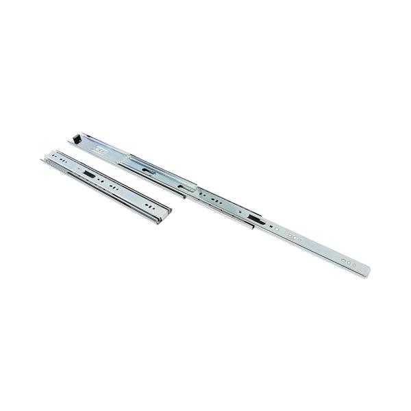 ダンパー無しシルバー/幅46mm×長さ350mm/WS4635・Style:ダンパー無しColor:シルバーSize:幅46mm×長さ350mm・パッケージ個数:1・材質:スチール(ユニクロメッキ仕上げ)・耐荷重:45kg(左右ペア)・クリ...